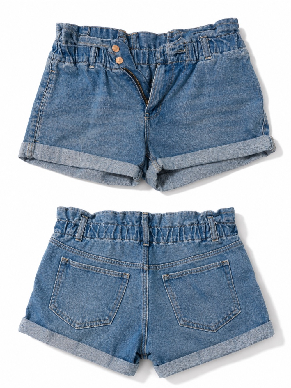 Hollister Light Blue Denim Shorts